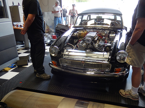 Roger Haber's 1967 MGB with Chevy 350 V8 (fuel injected) - Black Diamond, Alberta
