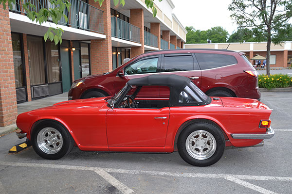 Ted Lathrop's 1976 Triumph TR-6 with Chevy V8