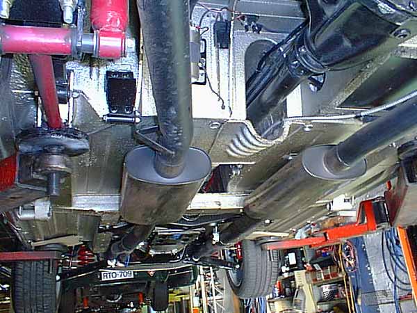 clean MGB undercarriage