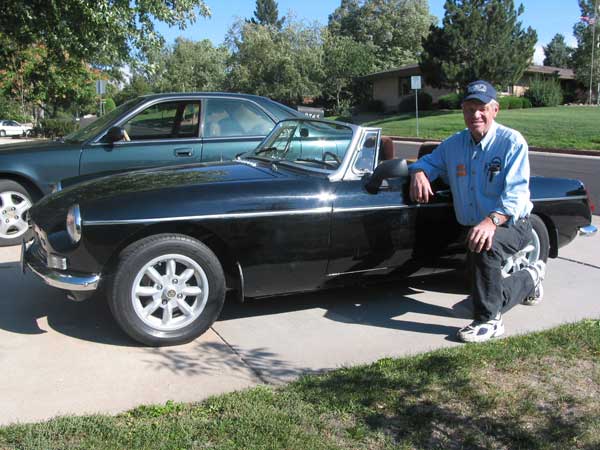 Al Wulf and his 1967 MGB V8