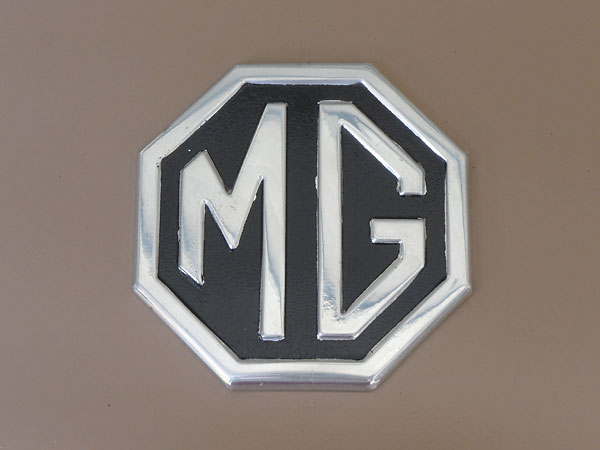 MG boot badge.