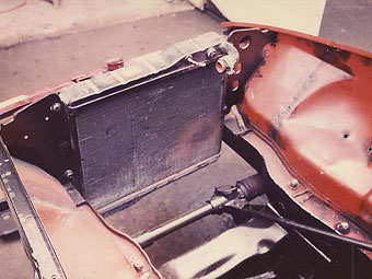 MGB V8 radiator