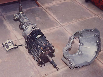 Rover five speed transmission