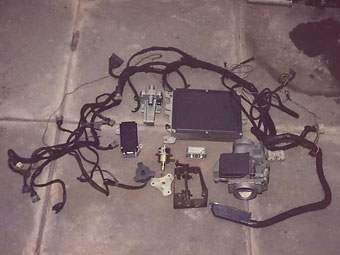 Rover SD1 federal-spec fuel injection wiring harness
