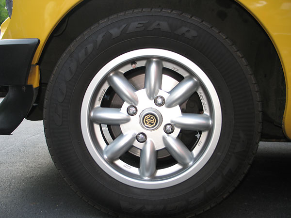 Minator aluminum wheels.