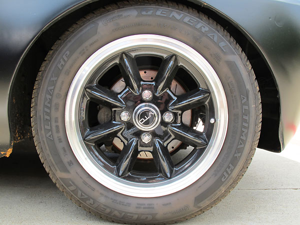 VTO Classic 8 15 inch aluminum wheels.