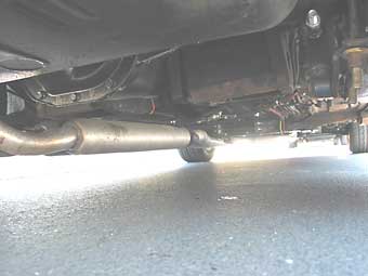 Monroe shock and mystery bolt on axle