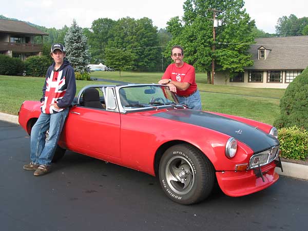 Bill Oliver's 1980 MGB with Buick 215 V8