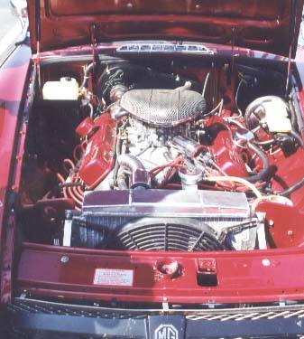 Bill Yobis 79 MGB with Oldsmobile 215 V8