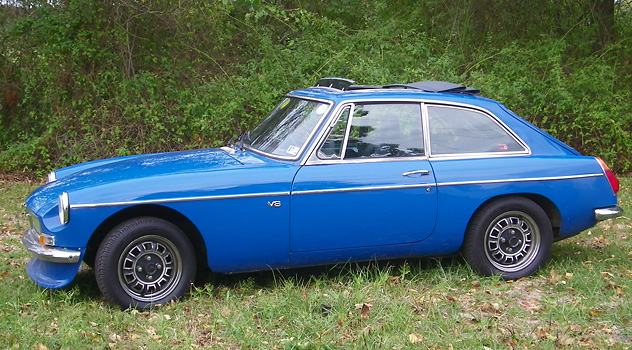 Bob Fisher's 1975 factory MGB GT V8 number 2470, upgraded with Rover 3.9L V8
