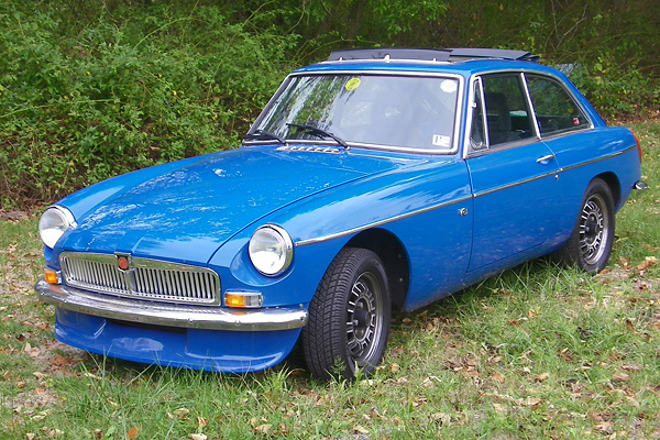 Chrome bumper conversion MGB MkI 196269 grille and MGB Special Tuning 