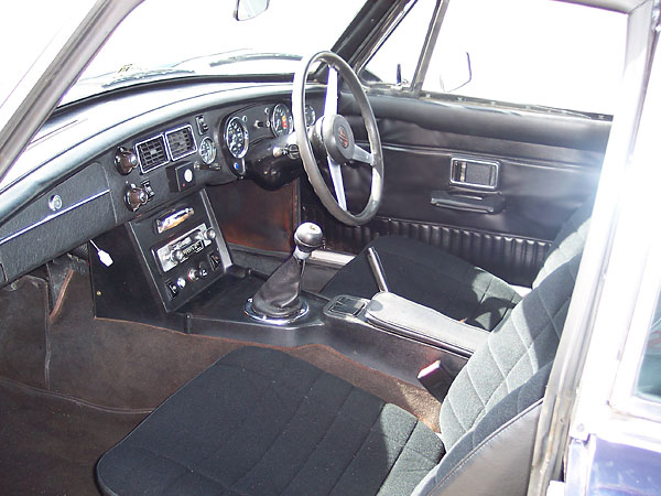 stock MGB GT interior