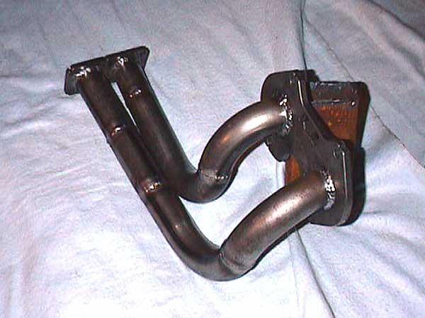 custom-made long primary header (before Jet-Hot 2000 ceramic coating)