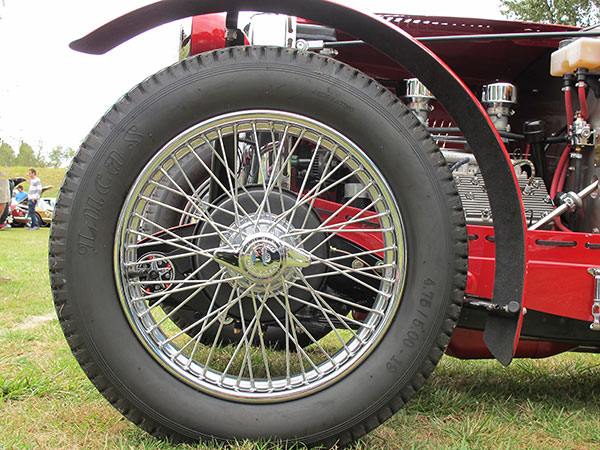 MSW chrome plated 19 48-spoke wheels. Orson Products knock-offs.