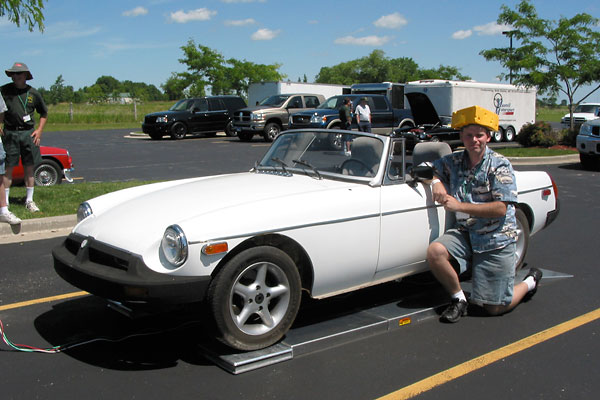 Brian McCullough's 1980 MGB with GM 3.4L V6