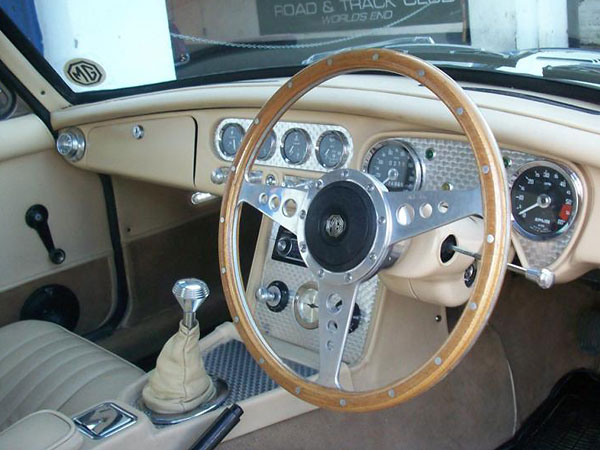 Mota Lita steering wheel.