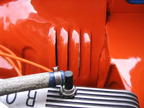 Louvers in the inner wings.