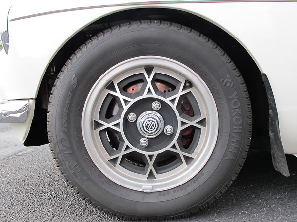Toyota Celica 14 inch aluminum wheels.