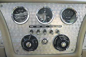 custom MGB control panel