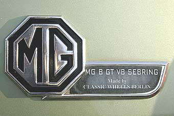 MG Sebring badge