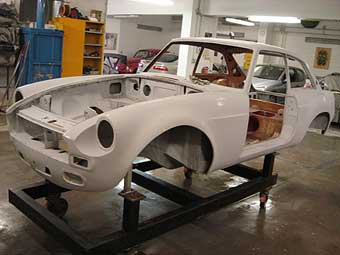 MGB GT body in white 2