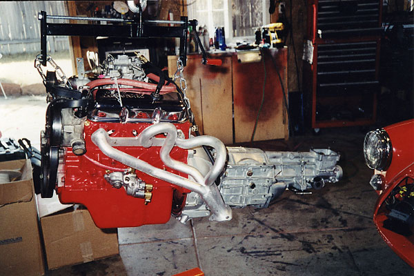 Owner fabricated headers, made from a Headers by Ed kit.