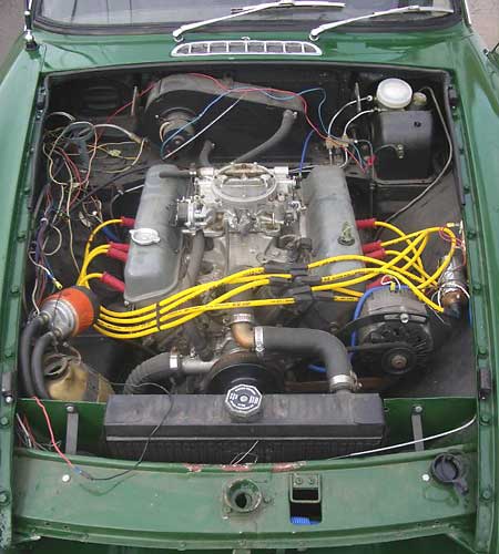 MGBGTV8 engine