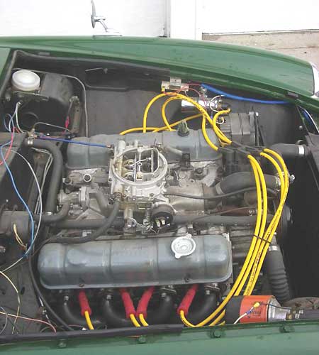 MGBGT-V8 engine RHS