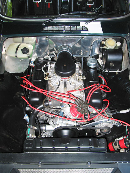 engine and cooling system, Buick 215 in MGB