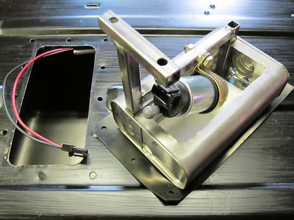 How to fabricate a fuel tank sump for an MGB.