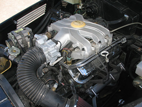 The engine is a 3.4 liter V-6 bored and stroked with fuel injection.