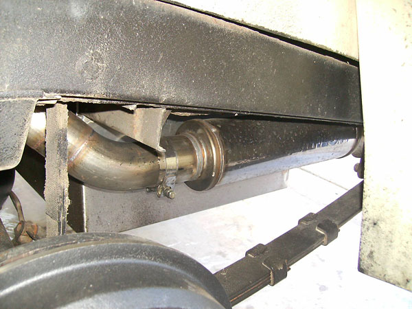 Custom engineered 2.5-inch exhaust system, by Custom Rod Works