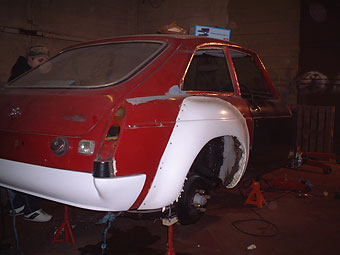 fitting fiberglass Sebring fender flares