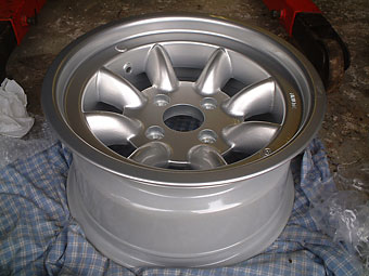 authentic Minilite wheels - 15 x 8