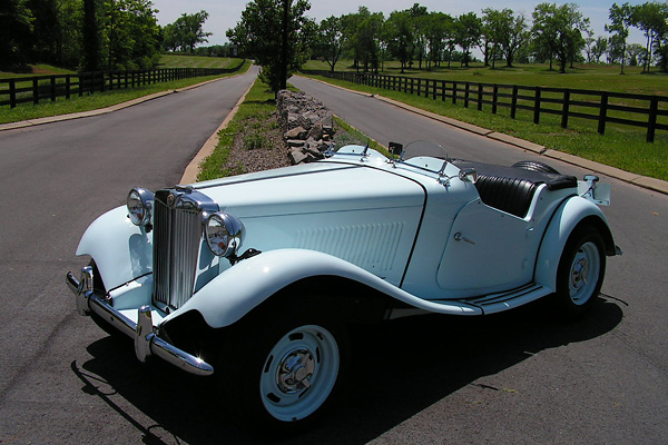 Mark McGee's 1951 TD with Ford Engine and Rear Suspension