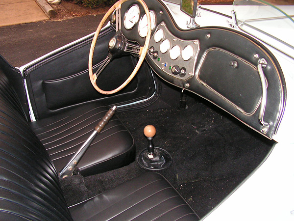 Stock seats and trim panels were recovered by Capabilities Inc. of Elmira NY.