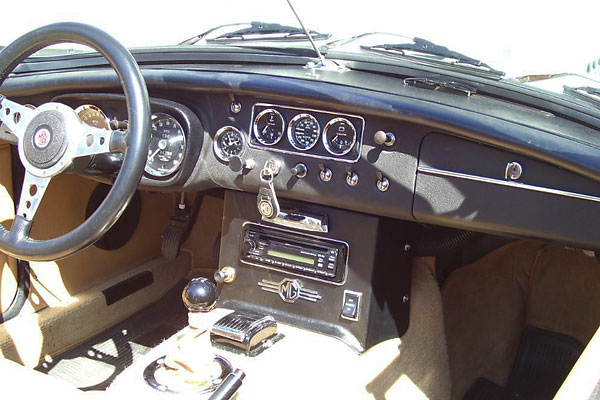 steel dash with custom center console