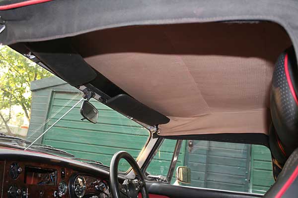 red piping on the Happich convertible top, to match the seats