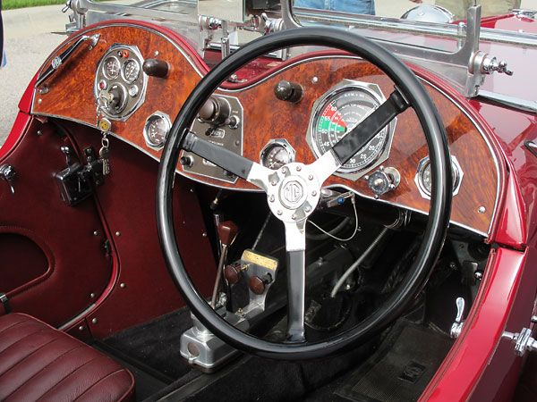 MG PA dashboards were crafted from American Redwood.