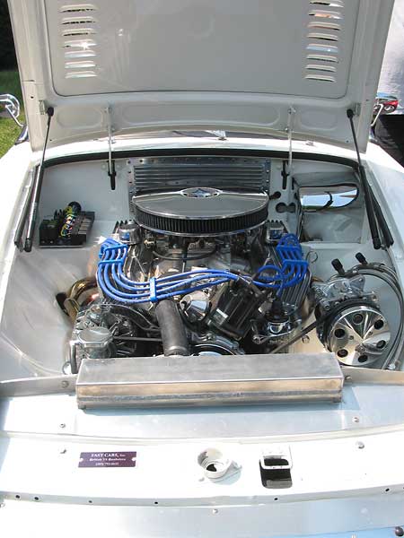 Rover 4.6L block, stroked with Buick 300 heads and crank