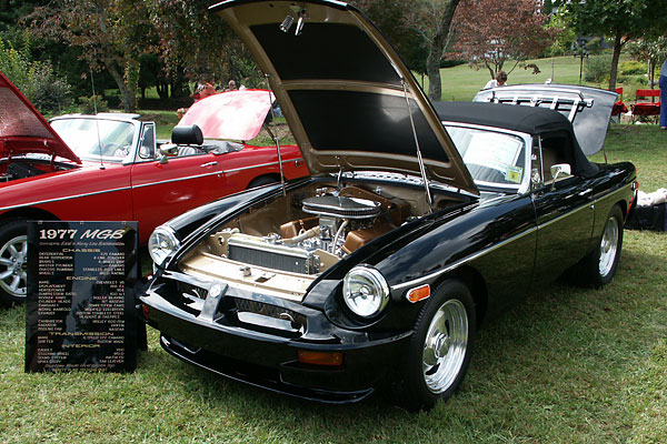 Earl and Mary Lou Brotherton's 1977 MGB with Chevy 4.3L V6 Engine