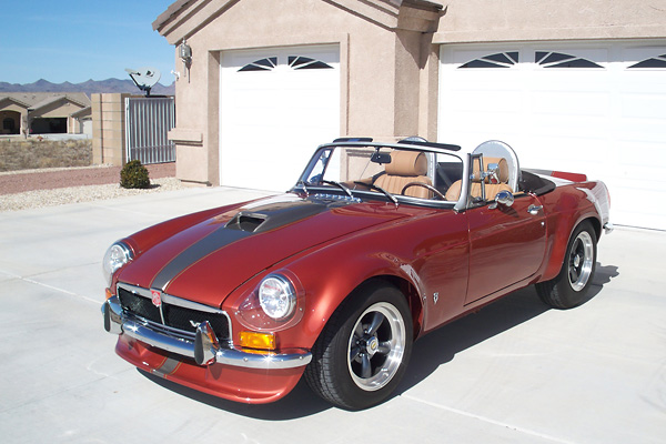 Earl Dickeson's 1977 MGB with Ford 302 V8 Engine