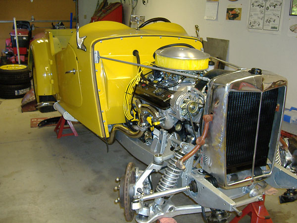 Ed LaBrush's 1952 MG TD V8 with Chevy ZZ4 V8 and Custom Front and Rear