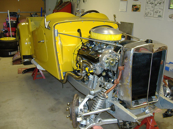 Ed LaBrush's 1952 MG TD V8 with Chevy ZZ4 V8 and Custom Front and Rear 