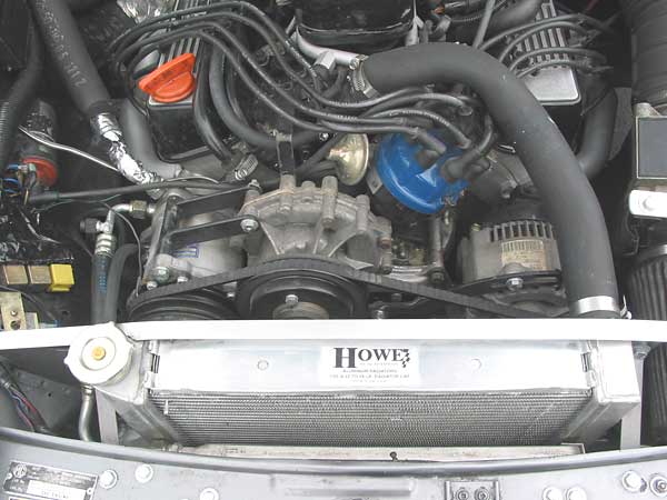 Howe Chevy cross flow aluminium radiator