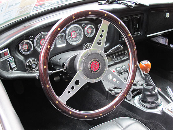 Tourist Trophy wood steering wheel.