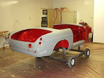 MGB paint cart