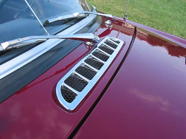 MGB heater inlet grille