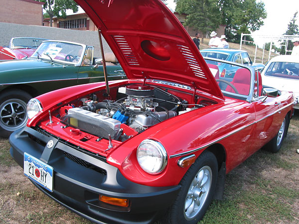 Gregg Haskell's 1963 Buick 215 powered 77 MGB with T5 5-speed transmission