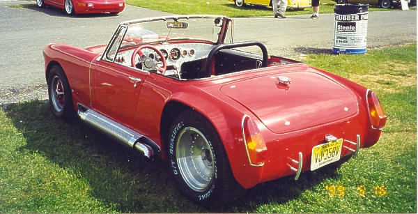 Hank Kleban's MG Midget, with 229cid Chevy V6